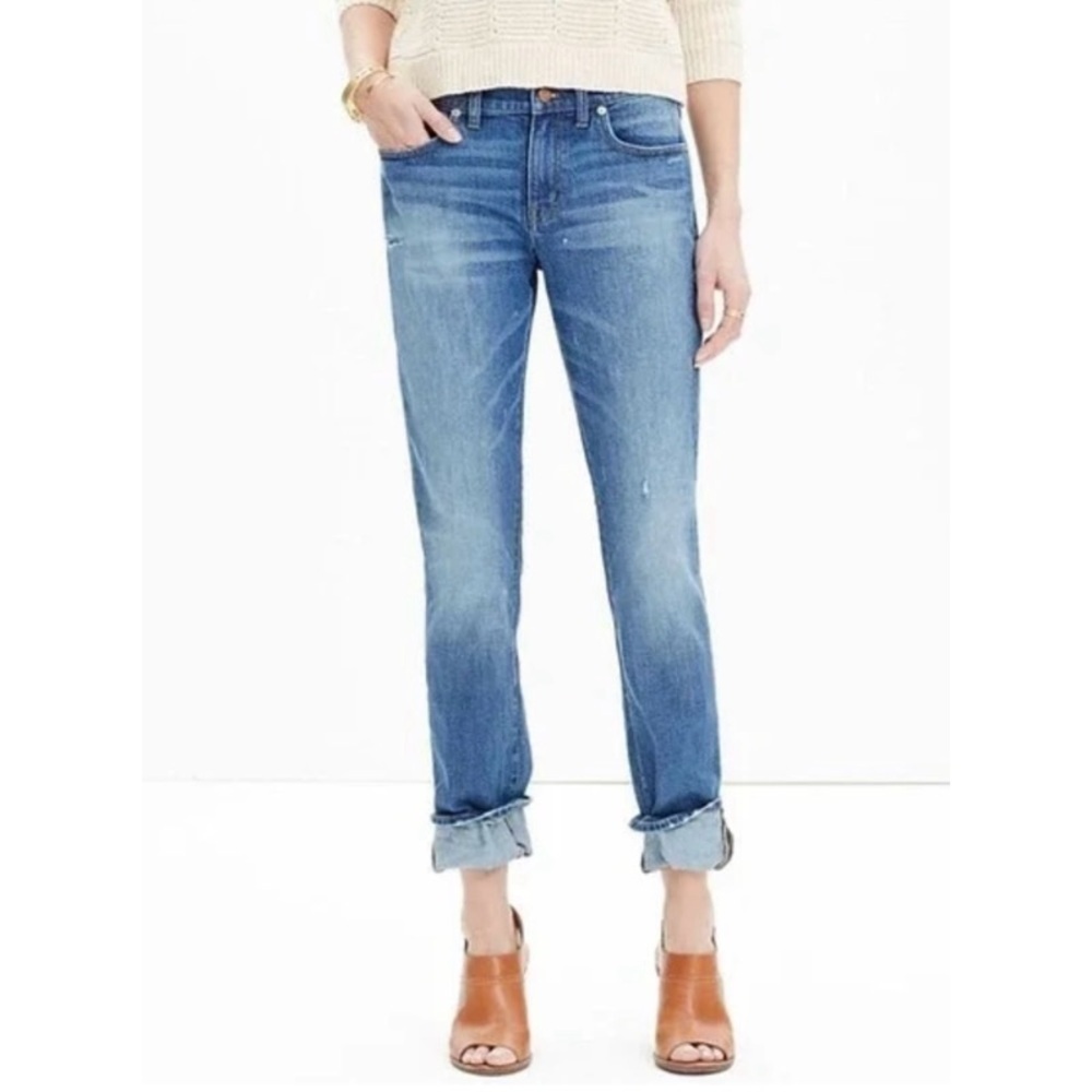 NEW MADEWELL The Slim Boyjean in Hatfield Wash